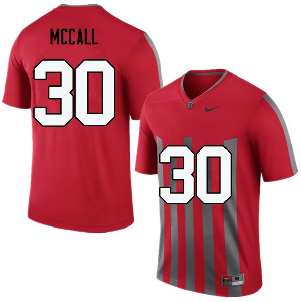 Ohio State Buckeyes #30 Demario McCall Men NCAA Jersey Throwback